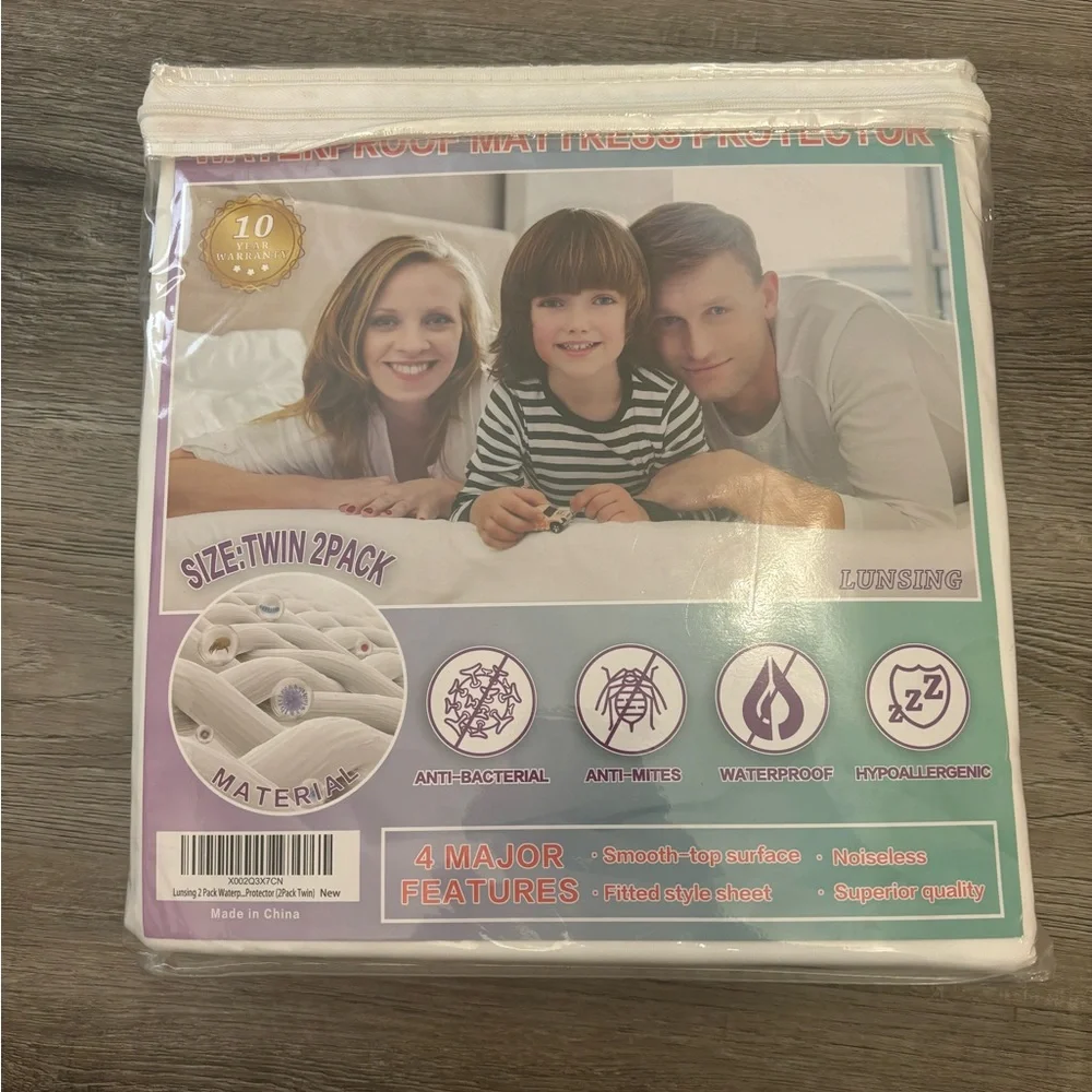 Twin mattress protector water proof - kids water proof bedding protector